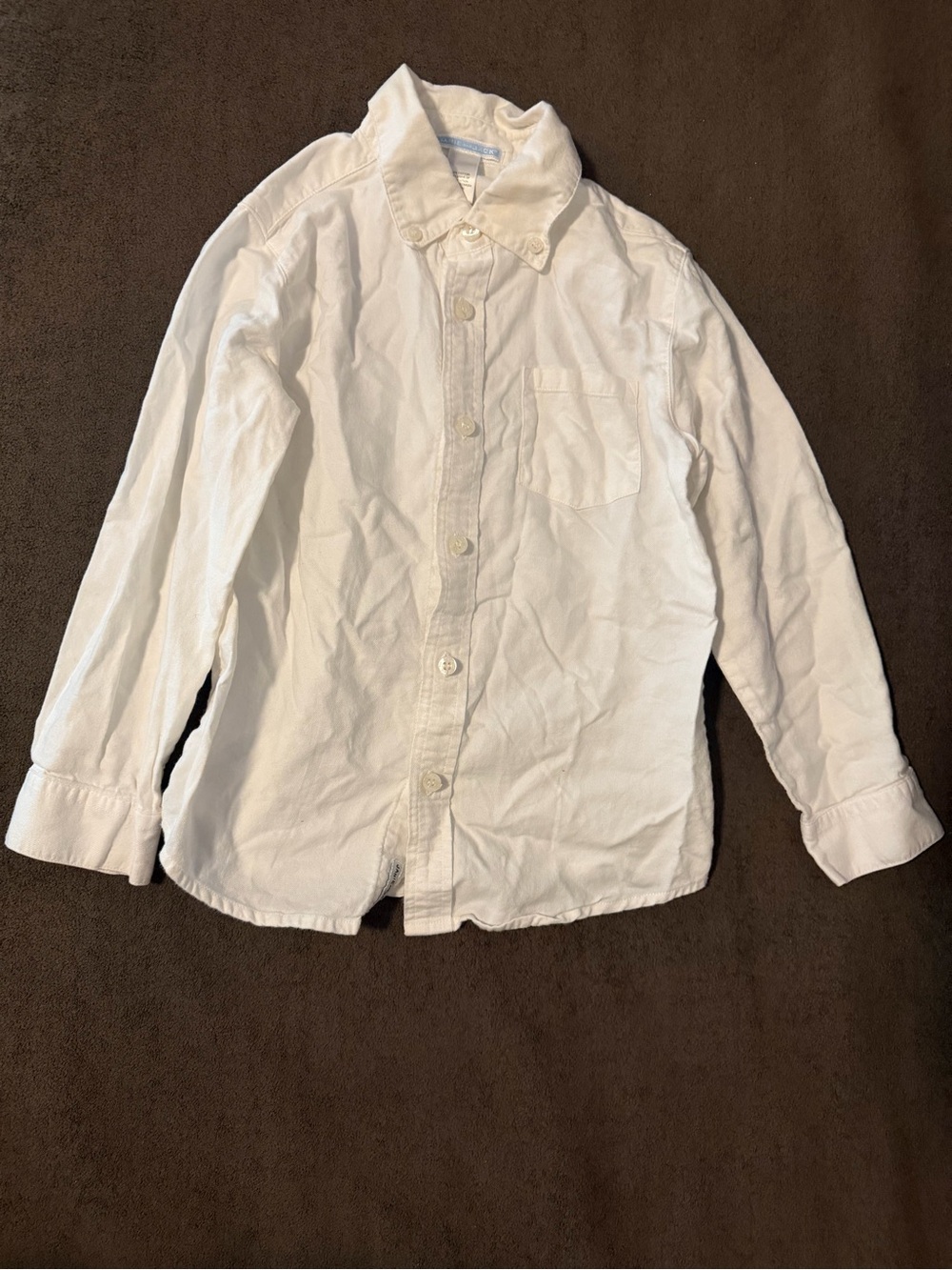 Janie and Jack White Button-Down Shirt for Kids